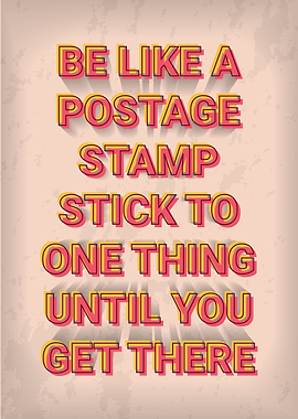 Vintage Motivation Quote