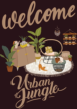 Urban Jungle Cat Plants