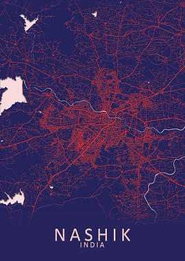 Nashik India City Map