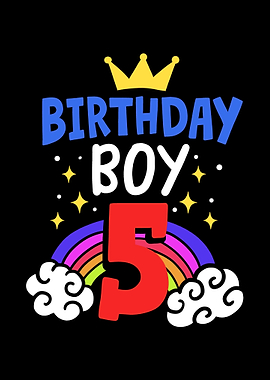 5th Birthday Five Years Ol