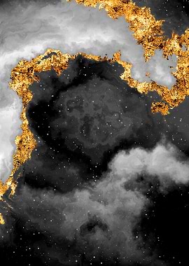 100 Starry Nebulas B and W