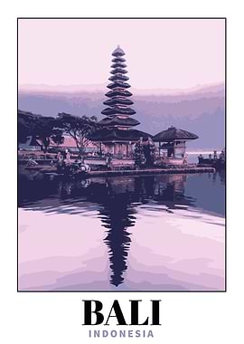 Bali Travel Poster