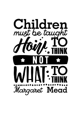 Children Must be taught