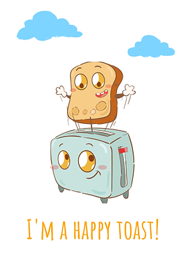 Happy Toast Food