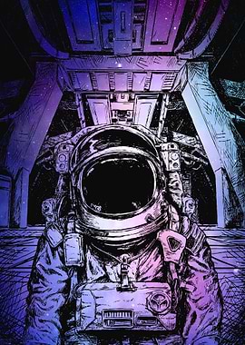 Space Spaceman Rocket