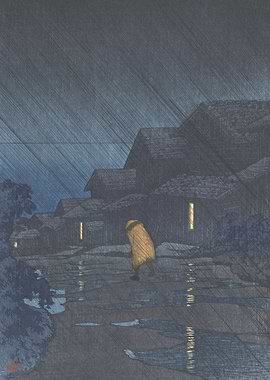 Rainy Night At Teradomari