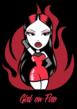 Sexy Girl on Fire