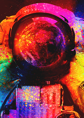 Space Spaceman Surrealism