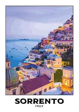 Sorrento Travel Poster