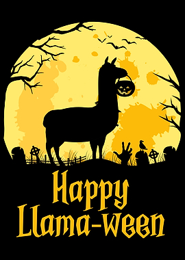 Happy Llamaween Funny