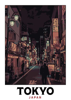 Tokyo Travel Poster