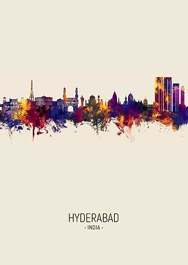 Hyderabad Skyline India