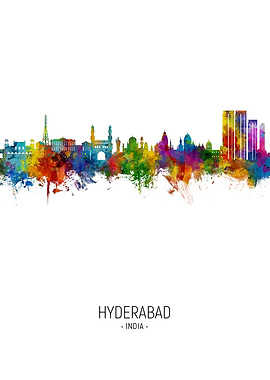 Hyderabad Skyline India