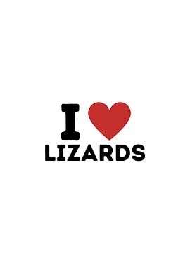 I Love Lizards Simple