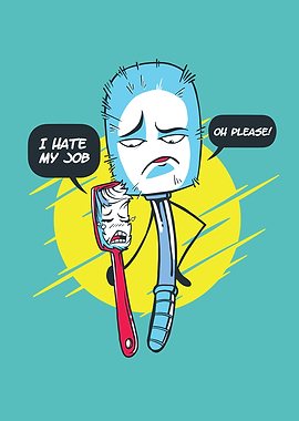 Brush Jobs Funny Cartoon