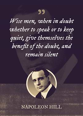 Wise men when in doubt