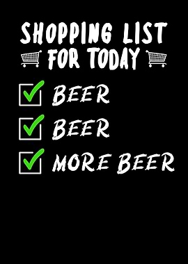 Shopping List For Today