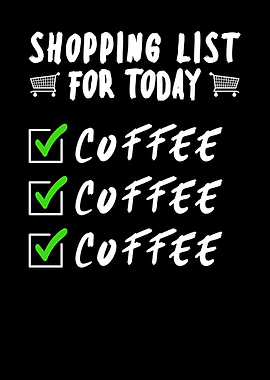 Shopping List For Today