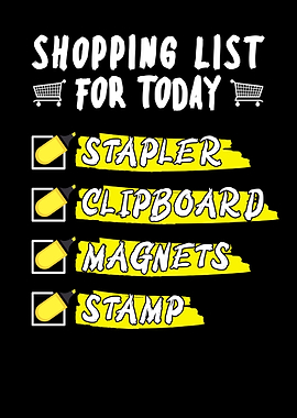 Shopping List For Today