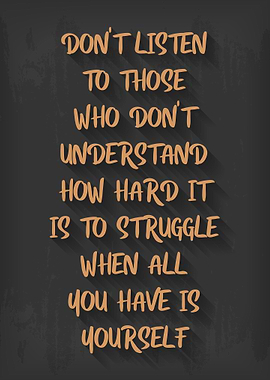 Vintage Motivation Quote