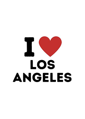 I Love Los Angeles Simple