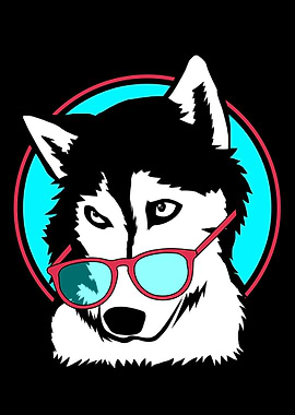 Husky Cool Alaskan Dad Mom