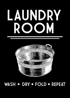 LAUNDRY ROOM BLACK