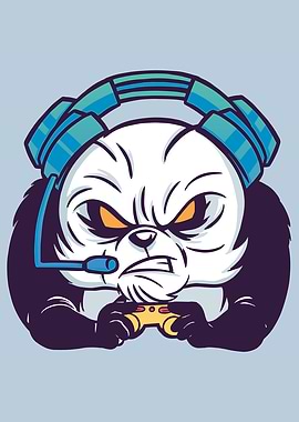 Gamer panda Video Game