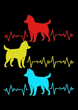 Husky Sled Dog Heartbeat