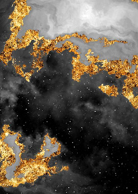 100 Starry Nebulas B and W