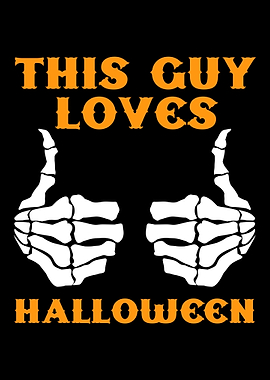 This guy loves Halloween