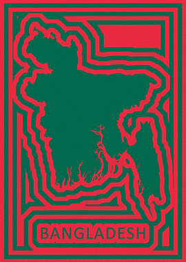 Bangladesh Outline Map