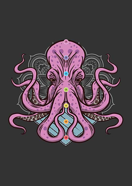 Octopus Chakras Yoga