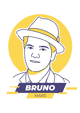 Bruno Mars Illustration