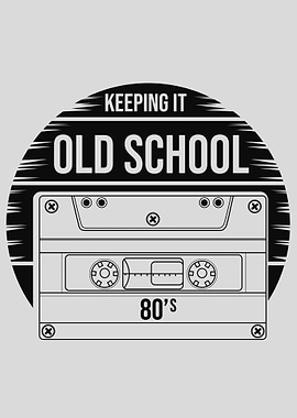 Old School Music Cassette