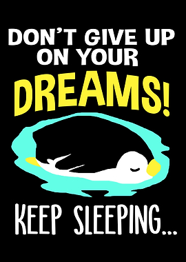 Arctic Penguin Dream Sleep