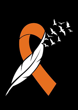 Orange Awareness Ribbon