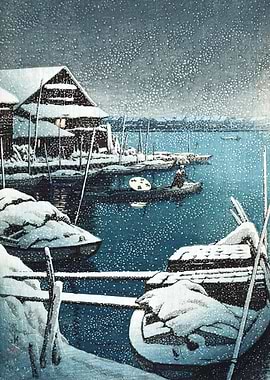 Snowstorm At Mukojima