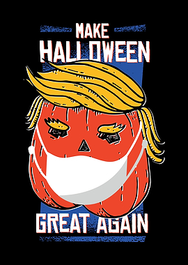 Halloween Trumpkin mask
