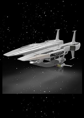 Spaceship in Cosmos Space