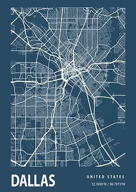 Blueprint map Dallas