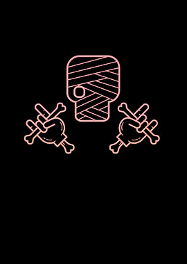 Halloween Rocks Mummy