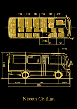 Nissan Civilian gold