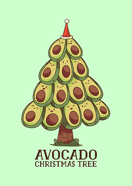 Avocado Christmas Tree