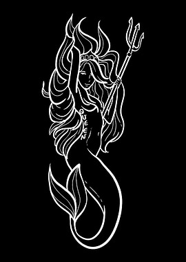Mermaid Tattoo Mermaid Fan