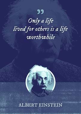 Only a life lived for