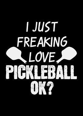 Pickleball Saying Love
