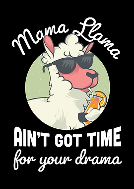 Funny Mama Llama Gift for