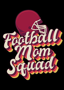 Football Mom Squad Retro