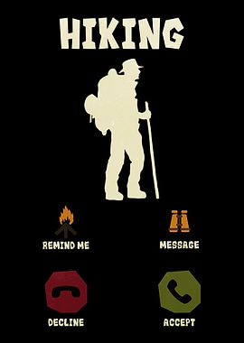 Hiking Funny Hiking Gift